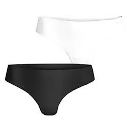 Slip Greatness Performance Thong 2- Pack black/white donna